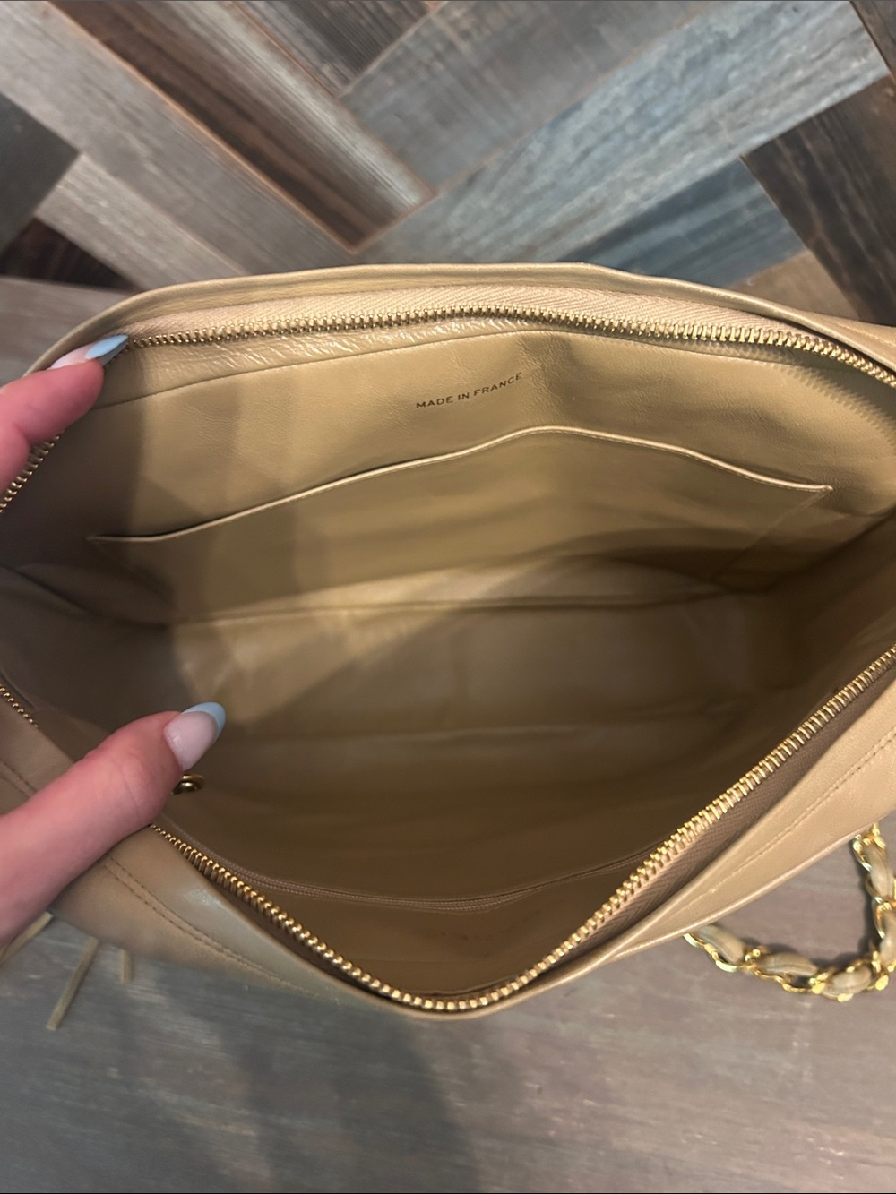 Vintage Chanel Mademoiselle Vertical Quilted Shoulder Bag - Picture 9 of 10